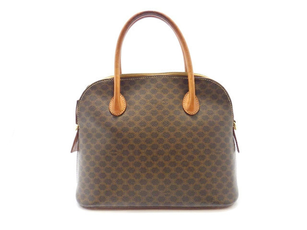 Celine Bolide handbag Macadam canvas calfskin